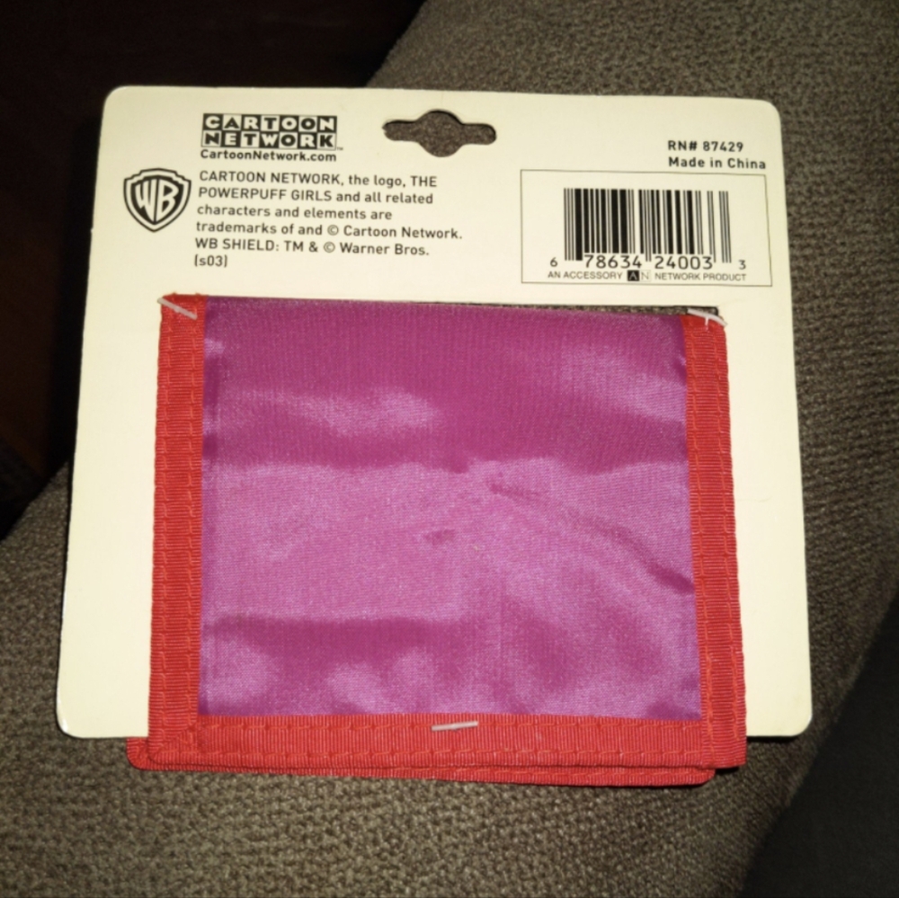 The Powerpuff Girls Cartoon Network bifold wallet new - Picture 2 of 2
